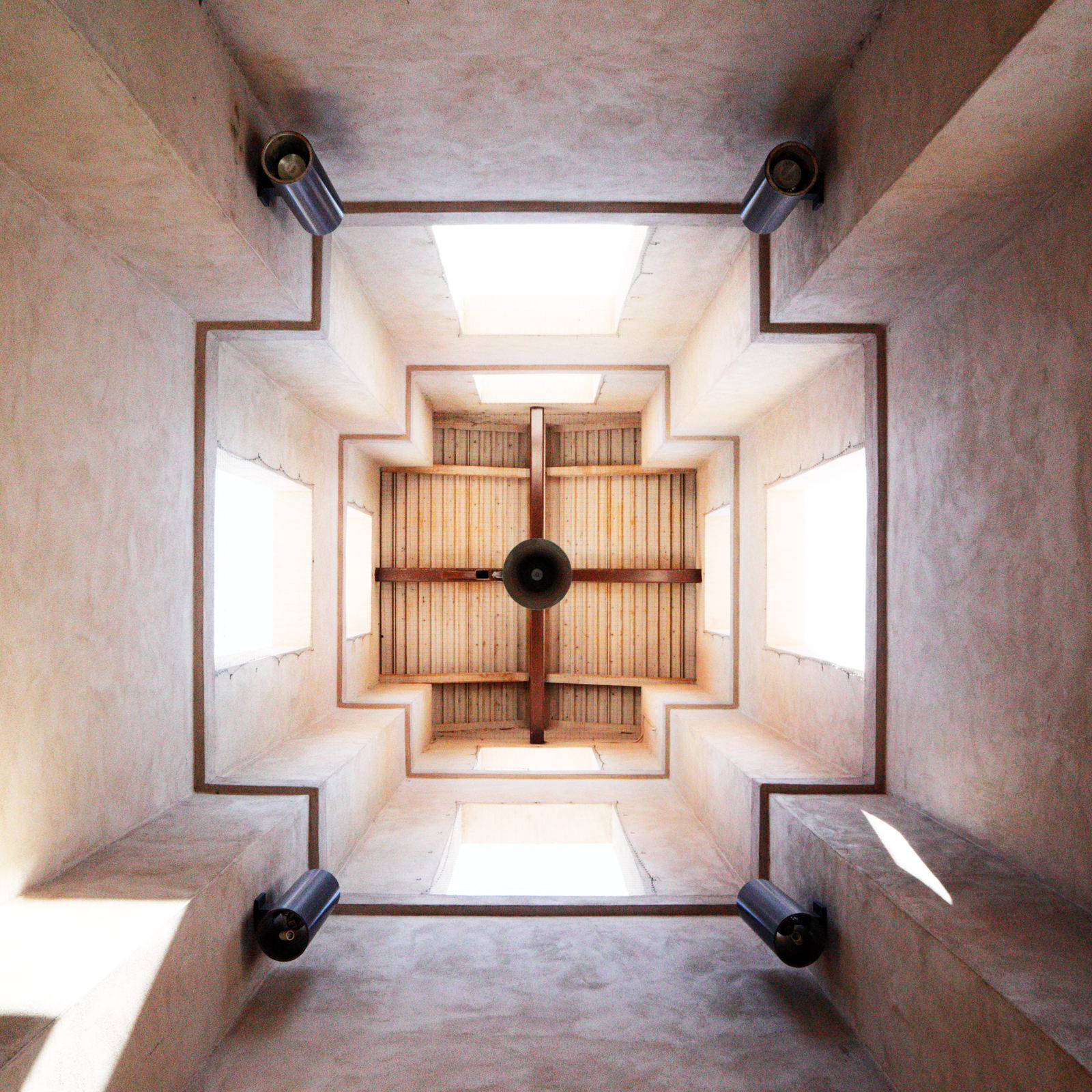 Interior of Bell Tower (looking up)