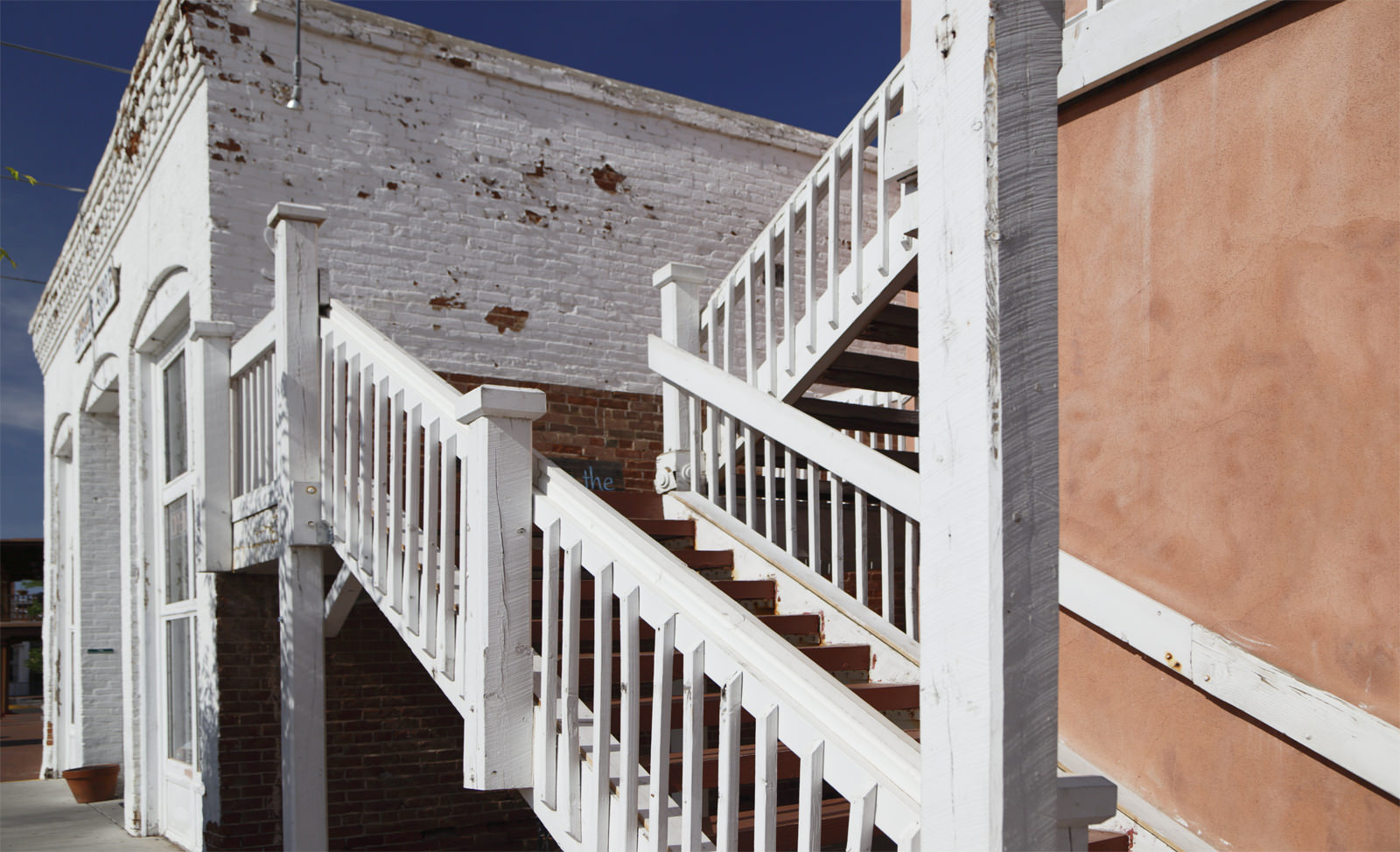 Old Brick Building and Stair