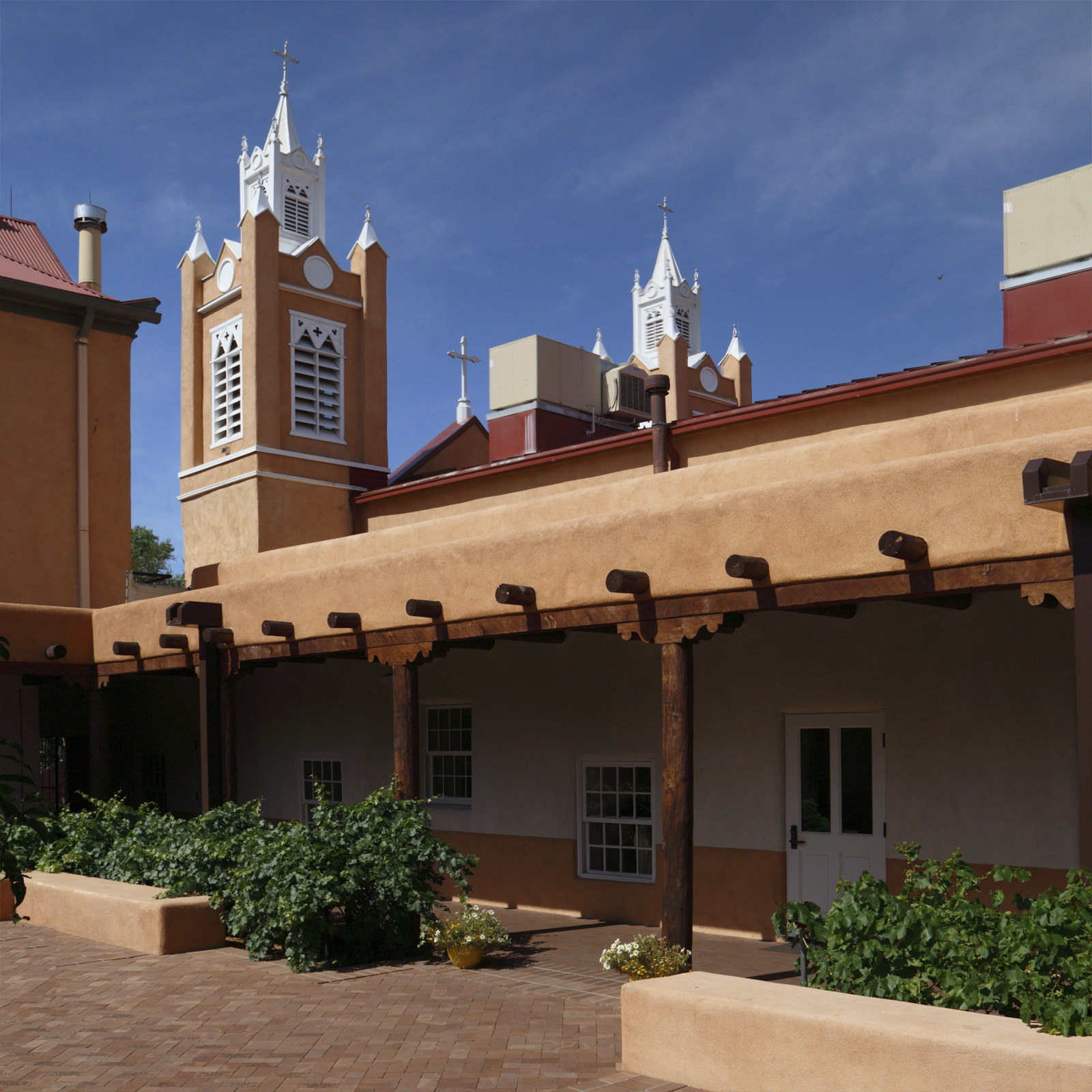 Steeple from Inner Courtyard