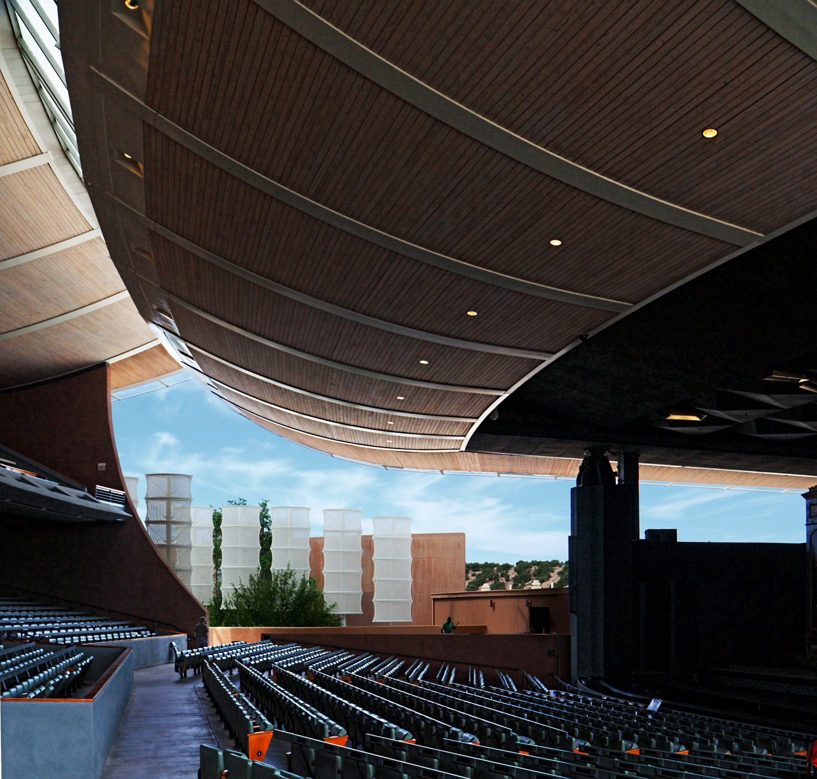 Audience Seating and Courtyard (Opposite View)