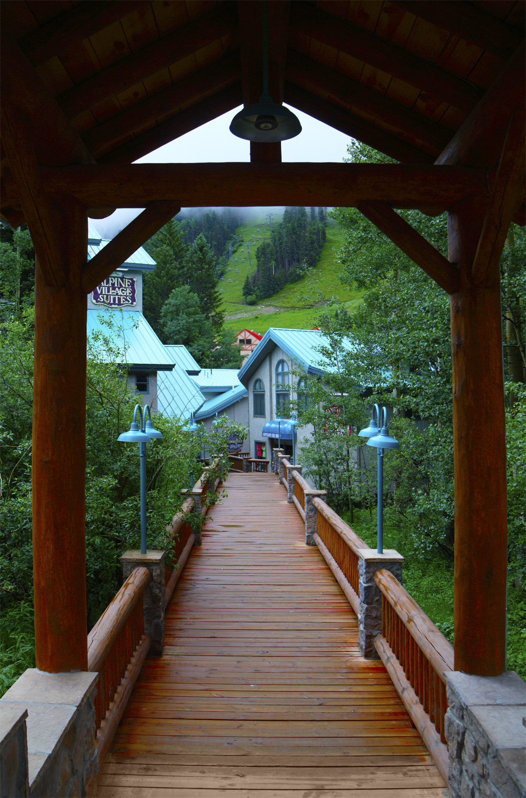 Covered Bridge at Taos Ski Valley