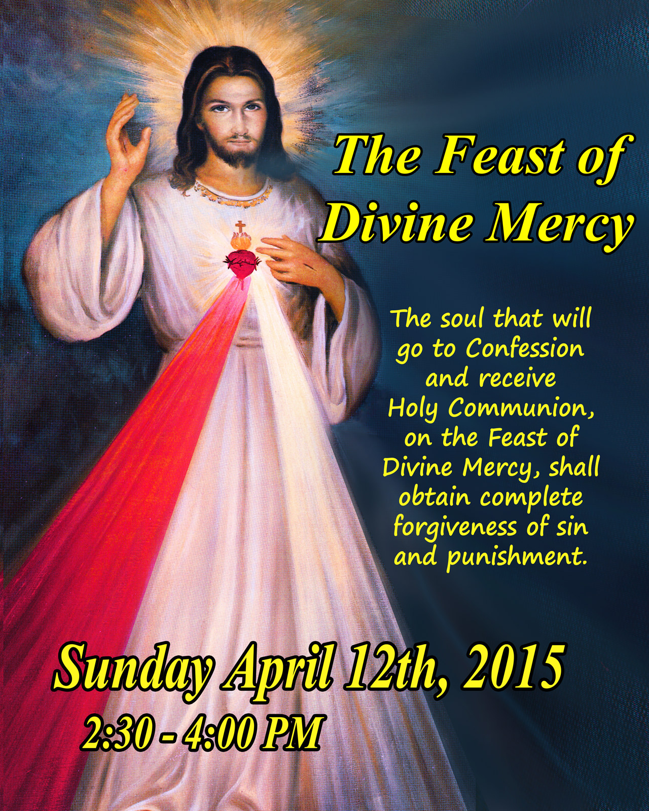 Divine Mercy Poster