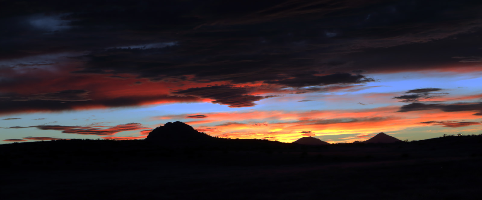 Sunset on Glassford Hill