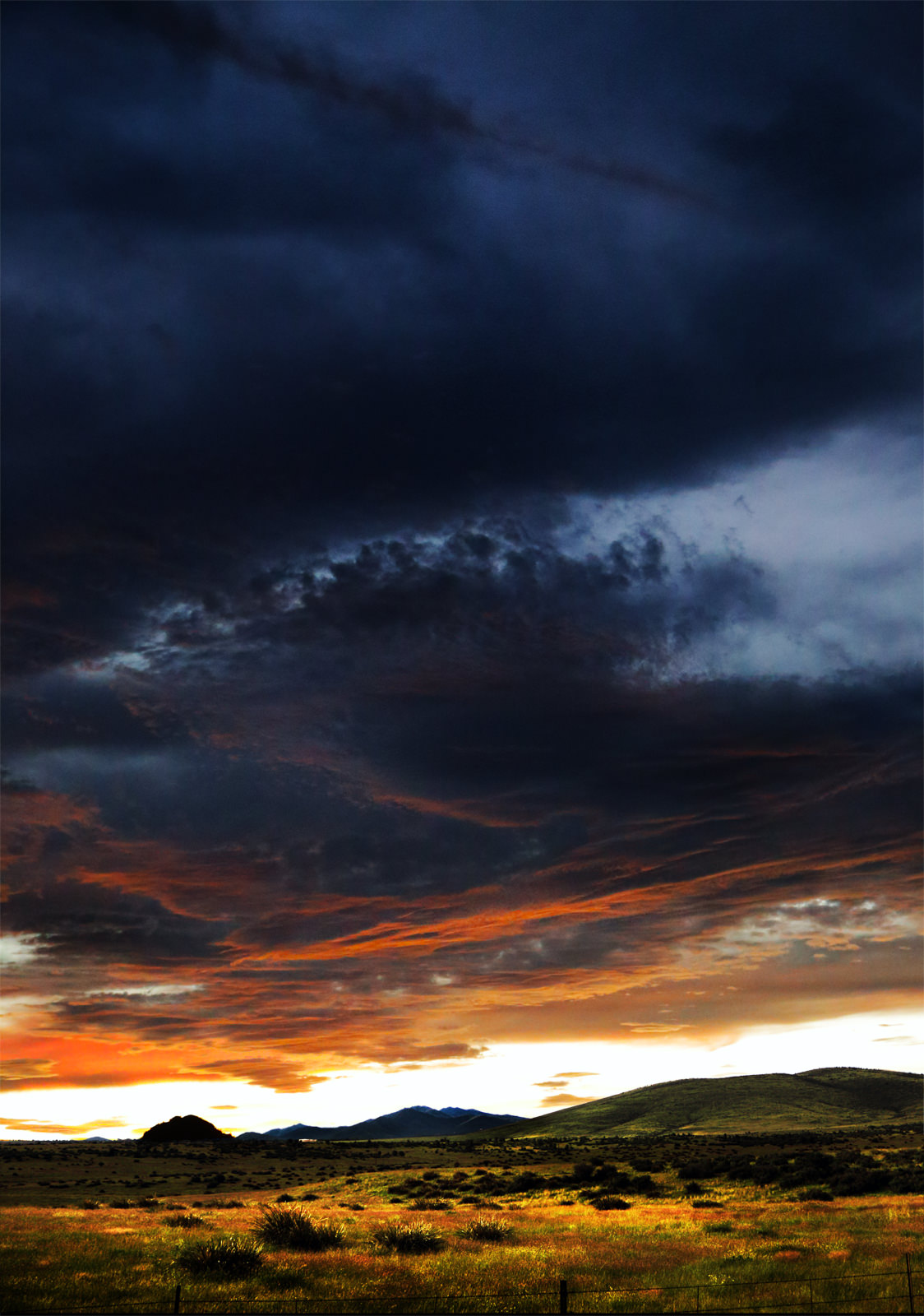 Sunset on Glassford Hill