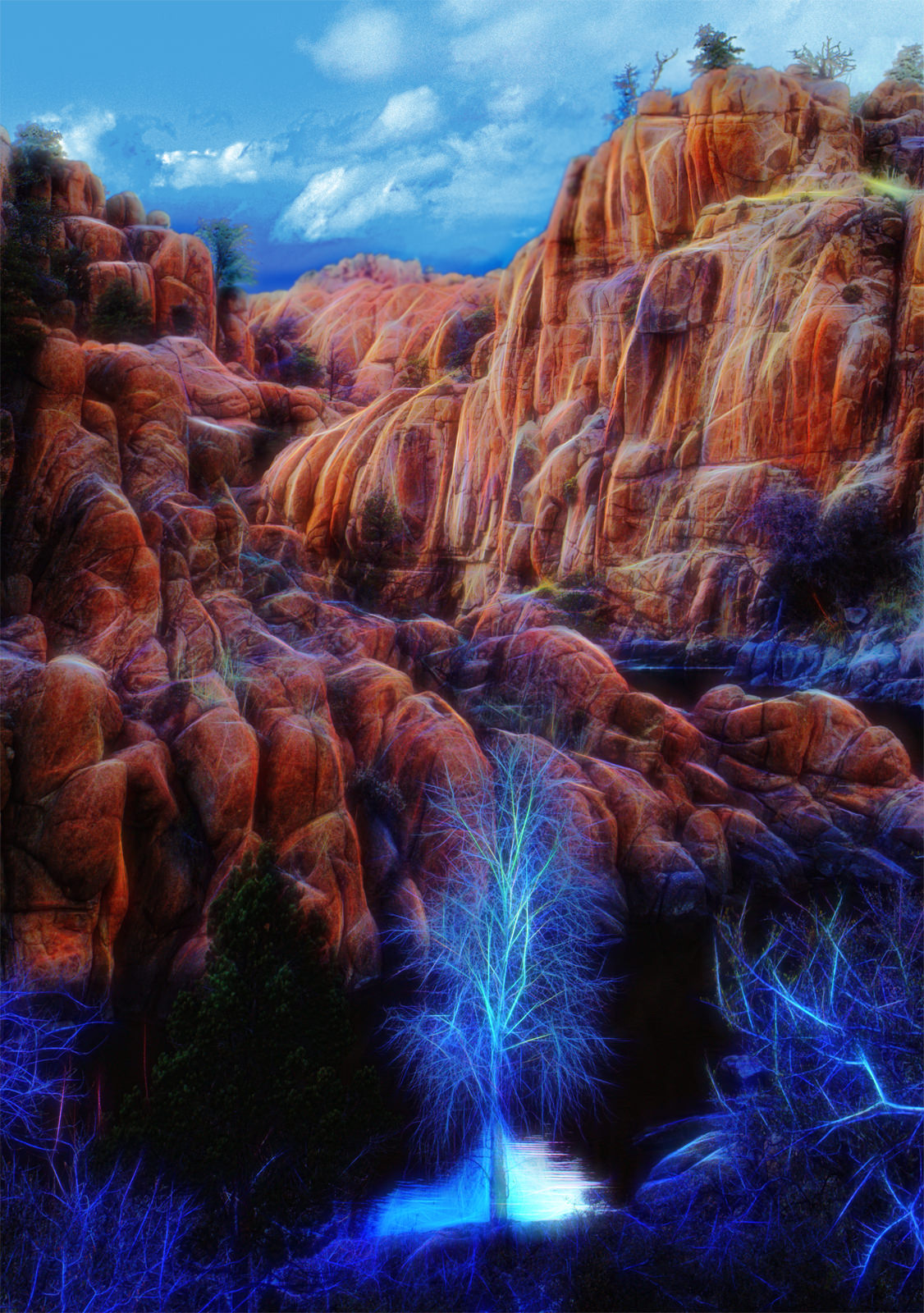 Rock Cliff at Granite Dells