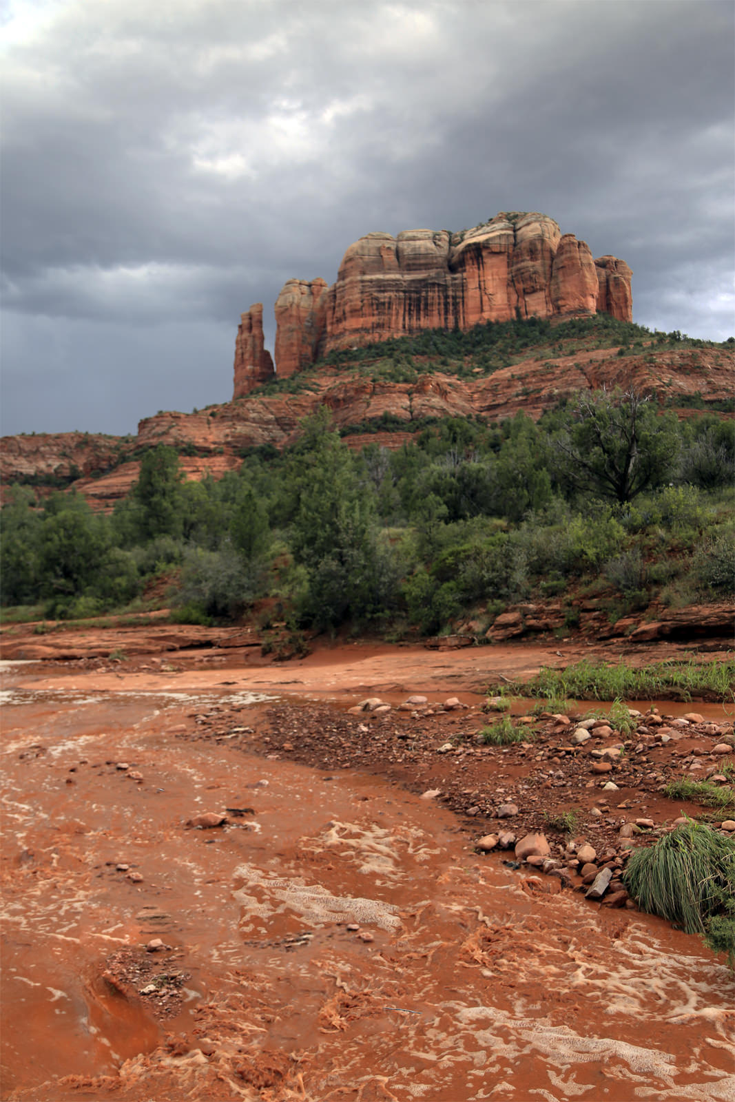 Cathedral Rock after Storm (from Back O'Beyond)
