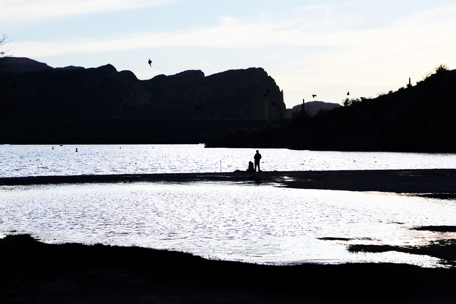 Saguaro Lake in Tonto National Forest